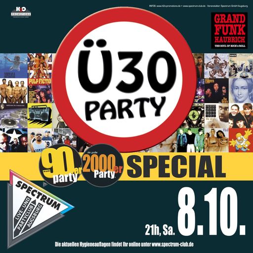 Ü 30 Party - 90er / 2000er Special mit DJ Grand Funk Haubrich