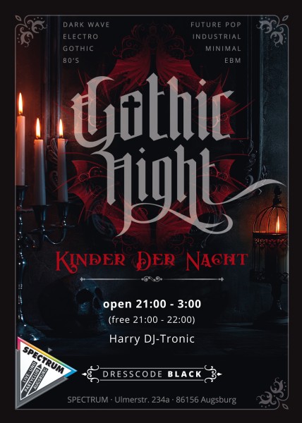 GOTHIC NIGHT mit Harry DJ-Tronic